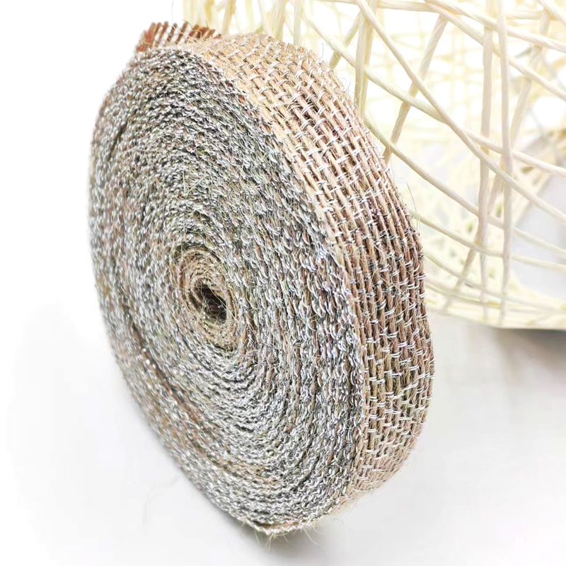 DIY 装飾 銀色の釣り糸の柔布のリボン 85% 柔布 15% ポリエステル