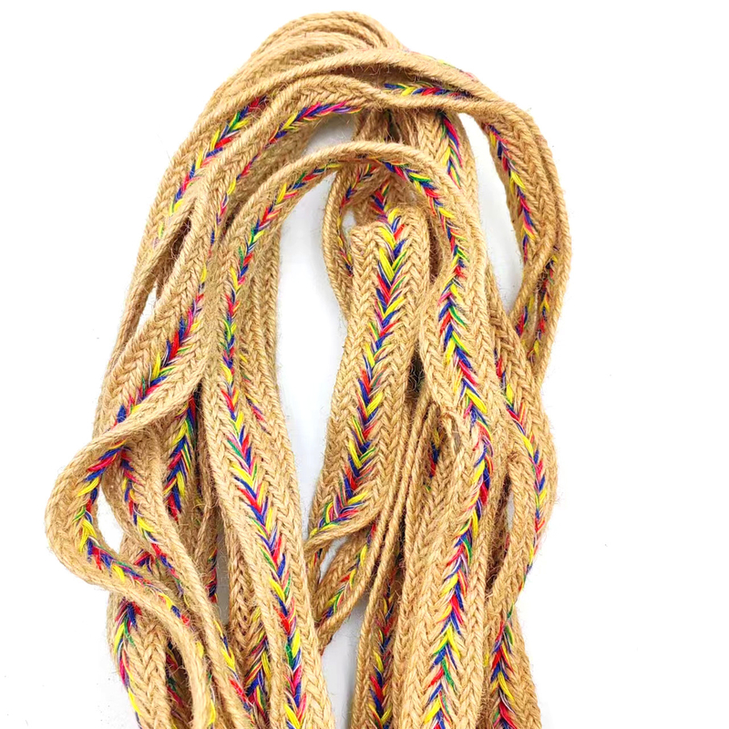 2.5cm 幅 天然ジュート 蕾のリボン トリート ジュート 工芸用 ヘリングボーン Webbing