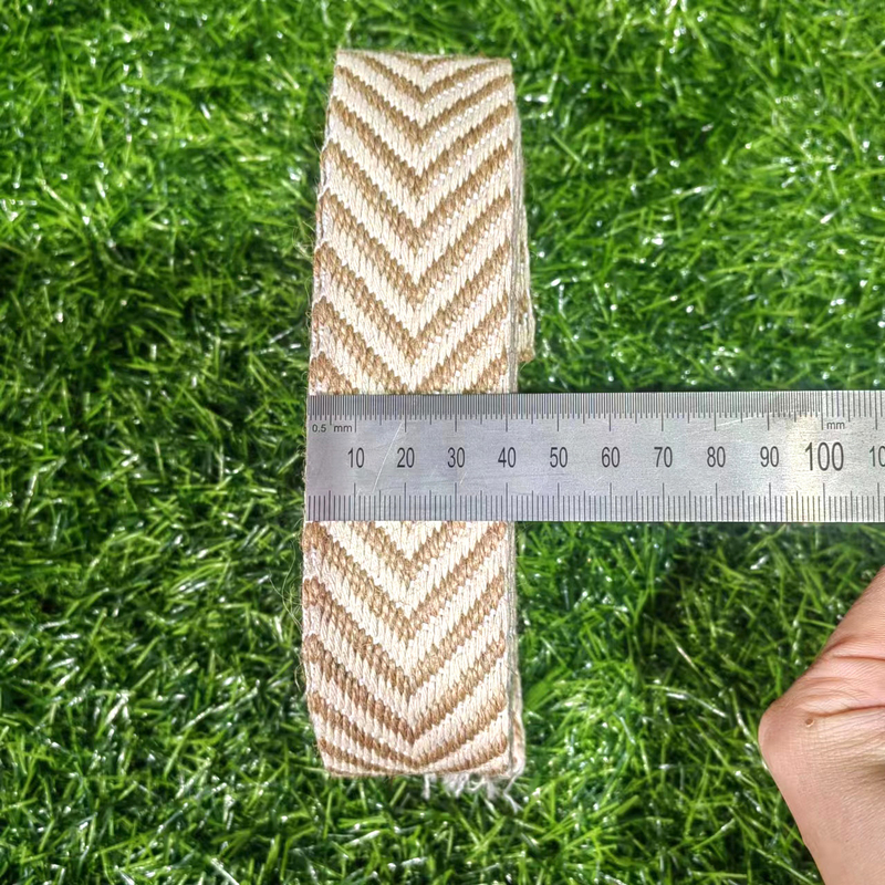 4cm 織り帯 ヘリングボーン ヴィンテージスタイル 夏の帽子 アクセサリー