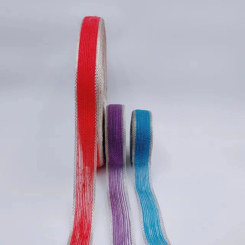 金 プノムペン 釣り ライン ジュート カラー ギフト ボックス 装飾 網帯 ストラップ リボン